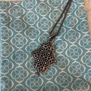 Kendra Scott vintage silver adjustable necklace in excellent condition